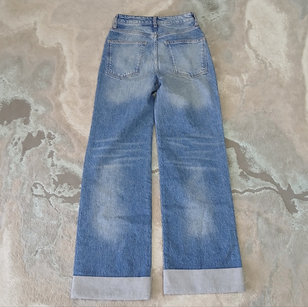 Pilcro‎ The Austyn High-Rise Cuffed Wide-Leg Jeans - Picture 5 of 13